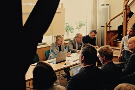 Kristina Persson, Jan Sturesson and Nicklas Bergman. Photo: Júlía B. Sig.