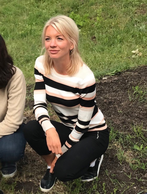 Picture of Erica Von Essen sitting on grass